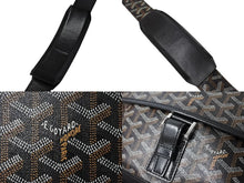 Load image into Gallery viewer, GOYARD ゴヤール グランブルーMM ショルダーバッグ GOS020072 キャンバス カーフスキン ブラック 美品 中古 65825