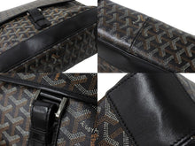 Load image into Gallery viewer, GOYARD ゴヤール グランブルーMM ショルダーバッグ GOS020072 キャンバス カーフスキン ブラック 美品 中古 65825