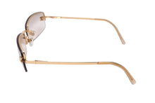 Load image into Gallery viewer, CHANEL シャネル サングラス ココマーク ラインストーン 4093-B ゴールド金具 サイズ 56□16 130 美品 中古 65831