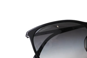 CHANEL シャネル サングラス ココマーク グラデーション ブラック 5277-A サイドロゴ サイズ 58□17 140 美品 中古 65832