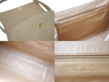 Load image into Gallery viewer, 極美品 CHANEL シャネル ワンショルダーバッグ 5番台 ワイルドステッチ ココマーク レザー ベージュ ゴールド金具 中古 65833