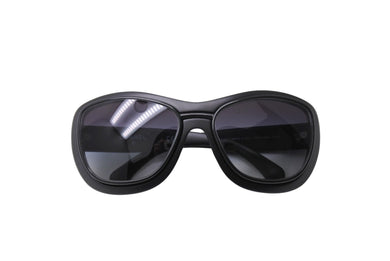 極美品 CHANEL シャネル サングラス ココマーク サイドロゴ 71014X02081 シルバー金具 サイズ S0133 マットブラック 中古 65834