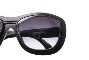 極美品 CHANEL シャネル サングラス ココマーク サイドロゴ 71014X02081 シルバー金具 サイズ S0133 マットブラック 中古 65834