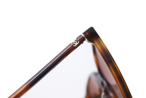 CHANEL シャネル サングラス ココマーク サイドロゴ 5278-A ゴールド金具 サイズ 55□17 140 ブラウン 美品 中古 65836