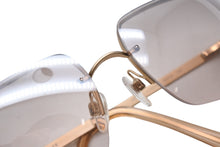 Load image into Gallery viewer, 極美品 CHANEL シャネル サングラス ココマーク ラインストーン 4092-B ゴールド金具 サイズ 62□15 120 中古 65839