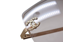 Load image into Gallery viewer, 極美品 CHANEL シャネル サングラス ココマーク ラインストーン 4092-B ゴールド金具 サイズ 62□15 120 中古 65839