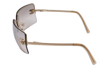 Load image into Gallery viewer, 極美品 CHANEL シャネル サングラス ココマーク ラインストーン 4092-B ゴールド金具 サイズ 62□15 120 中古 65839