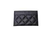 Load image into Gallery viewer, 極美品 CHANEL シャネル カードケース ココマーク ラインストーン マトラッセ ブラック キャビアスキン AP3343 中古 65844