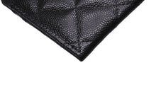 Load image into Gallery viewer, 極美品 CHANEL シャネル カードケース ココマーク ラインストーン マトラッセ ブラック キャビアスキン AP3343 中古 65844