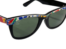 Load image into Gallery viewer, Ray-Ban レイバン 1992 バルセロナオリンピック 限定モデル SPORT WAYFARER サングラス ブラック マルチカラー アイウェア プラスチック 美品 中古 65849