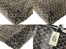 画像をギャラリービューアに読み込む, 新品未使用 GOYARD ゴヤール SAINTLOUIS PM VERT サンルイPM トートバッグ ゴヤールディンキャンバス ブラック カーフスキン 65853