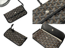 画像をギャラリービューアに読み込む, 新品未使用 GOYARD ゴヤール SAINTLOUIS PM VERT サンルイPM トートバッグ ゴヤールディンキャンバス ブラック カーフスキン 65853