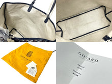 画像をギャラリービューアに読み込む, 新品未使用 GOYARD ゴヤール SAINTLOUIS PM VERT サンルイPM トートバッグ ゴヤールディンキャンバス ネイビー カーフスキン 中古 65854