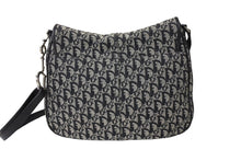 Load image into Gallery viewer, Christian Dior クリスチャンディオール ショルダーバッグ トロッター柄 キャンバス ブラック BO L 1014 美品 中古 65862