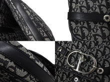 Load image into Gallery viewer, Christian Dior クリスチャンディオール ショルダーバッグ トロッター柄 キャンバス ブラック BO L 1014 美品 中古 65862