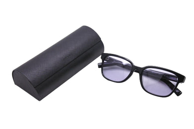 PRADA プラダ サングラス アイウェア サイドロゴ VPR 04Y-F イタリア製 プラスチック ブラック シルバー金具 美品 中古 65865