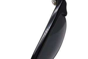PRADA プラダ サングラス ブロー型 SPR11P サイズ54◻︎19 145 プラスチック メタル ブラック シルバー金具 美品 中古 65867