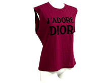 画像をギャラリービューアに読み込む, 極美品 Christian Dior クリスチャンディオール タンクトップ J&#39;ADORE ジャドール 1H12055300 サイズ44 バーガンディ 中古 65897