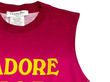 Load image into Gallery viewer, 新品未使用 Christian Dior クリスチャンディオール タンクトップ J&#39;ADORE ジャドール 2H12155301 サイズ38 ピンク オレンジ 中古 65899