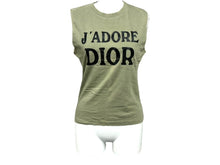 画像をギャラリービューアに読み込む, Christian Dior クリスチャンディオール タンクトップ J&#39;ADORE ジャドール 3P16155300 サイズ40 カーキ 美品 中古 65901
