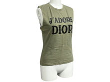 画像をギャラリービューアに読み込む, Christian Dior クリスチャンディオール タンクトップ J&#39;ADORE ジャドール 3P16155300 サイズ40 カーキ 美品 中古 65901