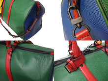 Load image into Gallery viewer, 極美品 LOUIS VUITTON ルイヴィトン キーポル バンドリエール50 ウェイビー ボストンバッグ エピレザー マルチカラー M55571 中古 65908