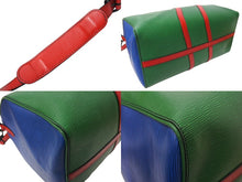Load image into Gallery viewer, 極美品 LOUIS VUITTON ルイヴィトン キーポル バンドリエール50 ウェイビー ボストンバッグ エピレザー マルチカラー M55571 中古 65908