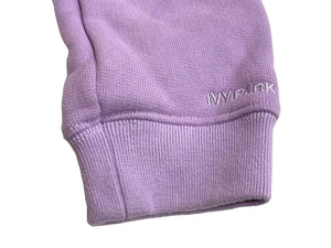 ADIDAS IVYPARK アディダス アイビーパーク キッズ パーカー フーディ プルオーバー パープル コットン 美品 中古 65913