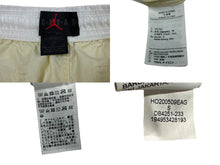 画像をギャラリービューアに読み込む, 極美品 Air Jordan OFF-WHITE エアジョーダン オフホワイト ウーブンパンツ DB4250-233 サイズS プリント ナイロン アイボリー 中古 65917