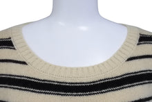 画像をギャラリービューアに読み込む, 極美品 Christian Dior クリスチャンディオール ニット 2020SS グラデーションボーダー ベージュ カシミヤ サイズ38 024S40TM028 中古 65918