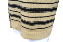 画像をギャラリービューアに読み込む, 極美品 Christian Dior クリスチャンディオール ニット 2020SS グラデーションボーダー ベージュ カシミヤ サイズ38 024S40TM028 中古 65918