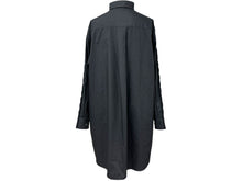 画像をギャラリービューアに読み込む, Sacai サカイ ニットシャツ サイズ2 ウール 14-02124 ドッキング再構築 切り返しデザイン ブラック ネイビー 美品 中古 65919 