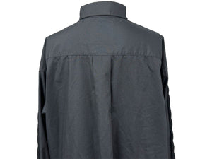 Sacai サカイ ニットシャツ サイズ2 ウール 14-02124 ドッキング再構築 切り返しデザイン ブラック ネイビー 美品 中古 65919 