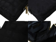 Load image into Gallery viewer, 極美品 CHANEL シャネル ミニショルダーバッグ ココマーク 8番台 ニュートラベルライン ナイロン ブラック ゴールド金具 中古 65920