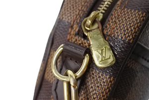 LOUIS VUITTON ルイヴィトン ポシェット イパネマ N51296 PVCコーティングキャンバス ブラウン ゴールド 美品 中古 65921