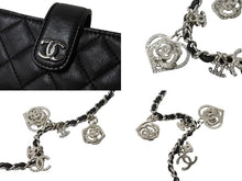 Load image into Gallery viewer, 極美品 CHANEL シャネル チェーンショルダー ポーチ ココマーク 19番台 ブラック ラムスキン シルバー金具 中古 65931