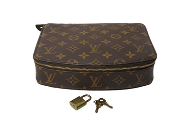 LOUISVUITTON ルイヴィトン モノグラム ポッシュ モンテカルロ アクセサリーケース M47350 ブラウン 美品 中古 65933