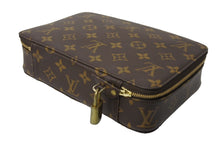 画像をギャラリービューアに読み込む, LOUISVUITTON ルイヴィトン モノグラム ポッシュ モンテカルロ アクセサリーケース M47350 ブラウン 美品 中古 65933