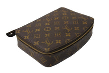画像をギャラリービューアに読み込む, LOUISVUITTON ルイヴィトン モノグラム ポッシュ モンテカルロ アクセサリーケース M47350 ブラウン 美品 中古 65933