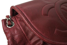 Load image into Gallery viewer, CHANEL シャネル チェーンショルダーバッグ ココマーク 14番台 フランス製 キャビアスキン レッド シルバー金具 良品 中古 65937