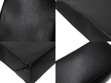 Load image into Gallery viewer, CHANEL シャネル エッセンシャル ハンドバッグ 12番台 A46880 ラムスキン ロゴ ブラック シルバー金具 美品 中古 65939