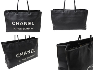 CHANEL シャネル ハンドバッグ A46882 エッセンシャルトート 12番台 ブラック 美品 中古 65940