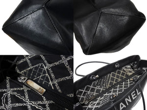 CHANEL シャネル ハンドバッグ A46882 エッセンシャルトート 12番台 ブラック 美品 中古 65940