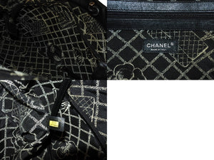 CHANEL シャネル ハンドバッグ A46882 エッセンシャルトート 12番台 ブラック 美品 中古 65940