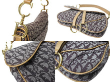 画像をギャラリービューアに読み込む, Christian Dior クリスチャンディオール ワンショルダーバッグ トロッター ダブルサドル ブラウン RU 0013 美品 中古 65942