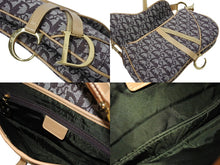 画像をギャラリービューアに読み込む, Christian Dior クリスチャンディオール ワンショルダーバッグ トロッター ダブルサドル ブラウン RU 0013 美品 中古 65942