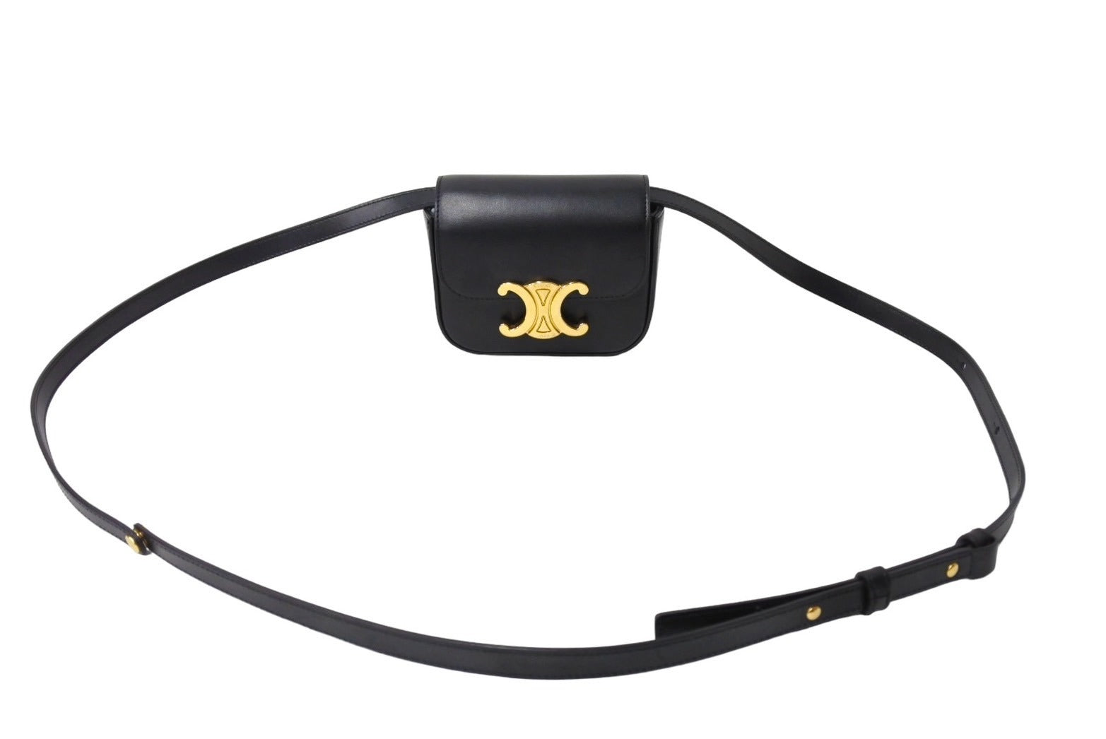 極美品 CELINE セリーヌ トリオンフ ショルダーバッグ ミニ
