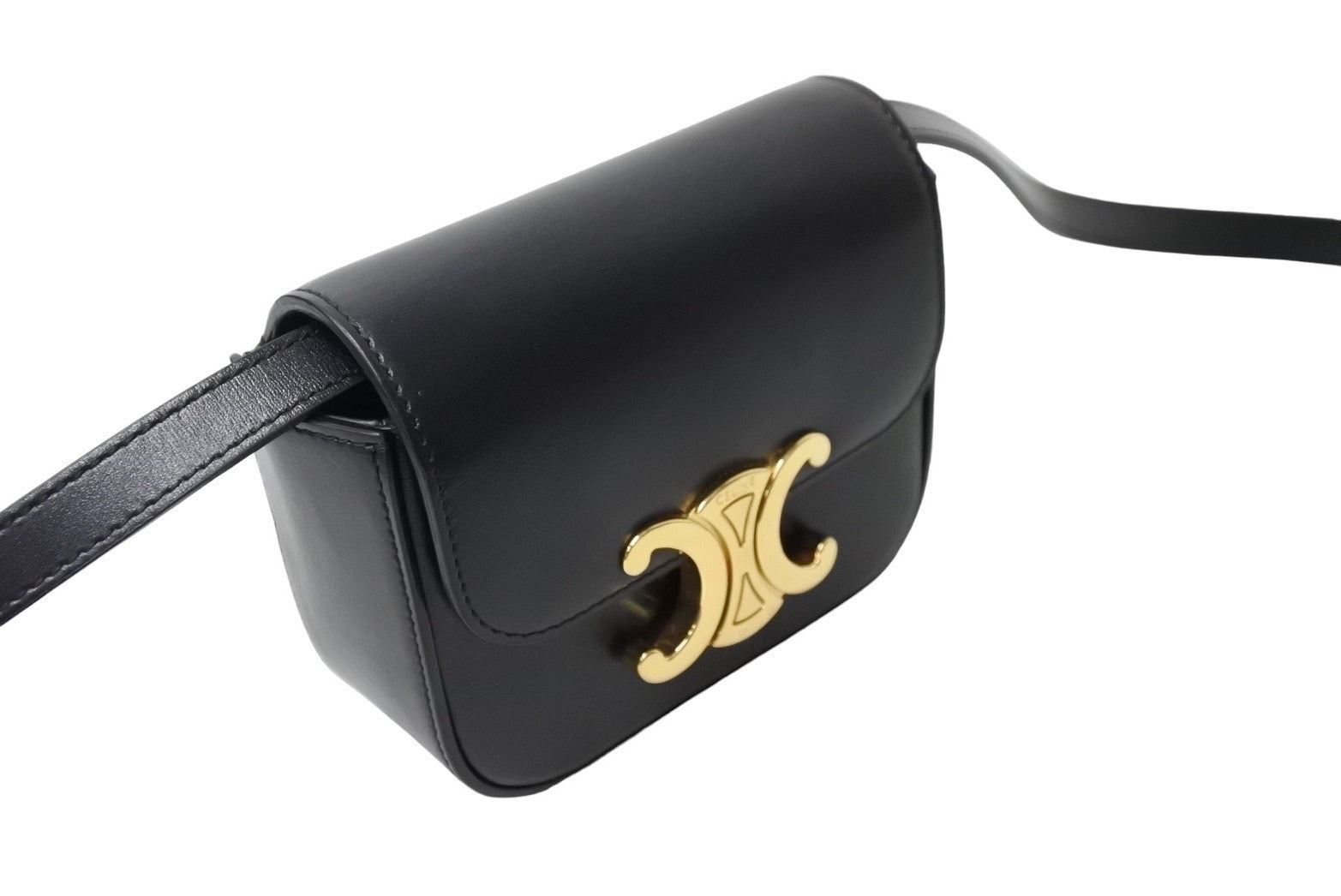 極美品 CELINE セリーヌ トリオンフ ショルダーバッグ ミニ
