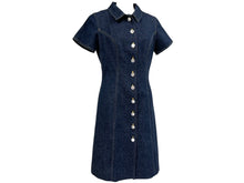 Load image into Gallery viewer, CHANEL シャネル デニムワンピース フランス製 サイズ38 ひざ丈 極美品 中古 65952