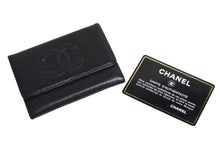 Load image into Gallery viewer, CHANEL シャネル コインケース 小銭入れ 8番台 ココマーク キャビアスキン ブラック フランス製 美品 中古 65953